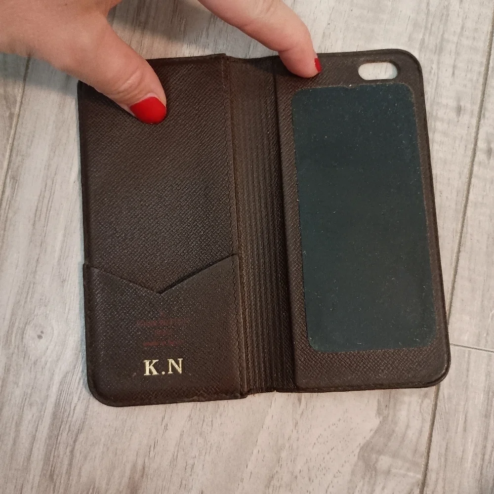 LOUIS VUITTON Monogram Damier Ebene Epi iPhone Case 6